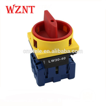 Interruptor rotativo à prova d&#39;água da série LW30-40 440V 40A para máquina de solda